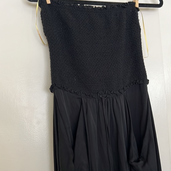 CATHERINE MALANDRINO, Silk Strapless Jumpsuit - Picture 4 of 9